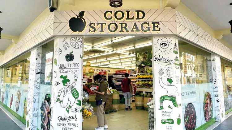 The newly transformed Cold Storage store at Joo Chiat, Singapore