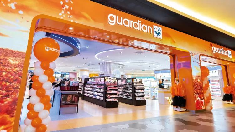 The brand-new Guardian flagship store at Mid Valley Megamall in Kuala Lumpur, Malaysia